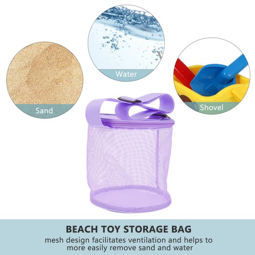 Beach Storage Toys Child Diy Shell Collecting Bag Vacation Gifts - Picture 6 of 10