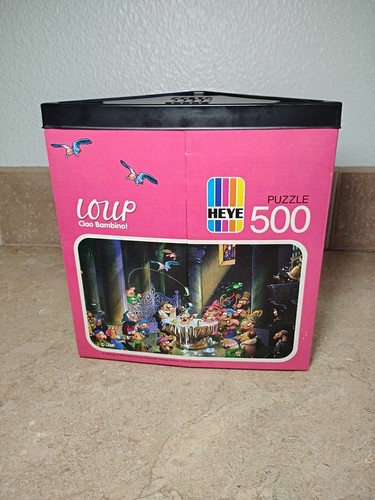 Heye Puzzle Loup Ciao Bambino 500 Pieces Complete With Poster - Picture 4 of 8