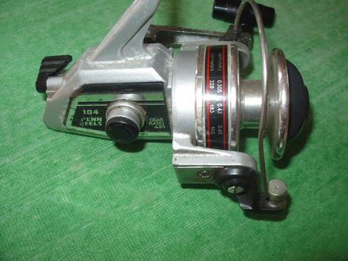 Mulinello da pesca vintage Penn Reel #104 mulinello da spinning made in japan - Foto 4 di 9