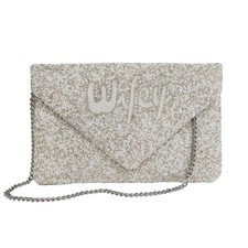 Wifey Bridal Clutch Bag - Hand Beaded Bride Purse, Perfect for Bridal Shower,...
