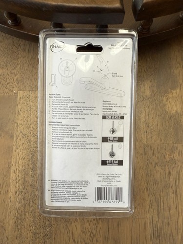 (4 PACK) DANCO Replacement Long Lever Handle for Delta in Chrome - Picture 3 of 3