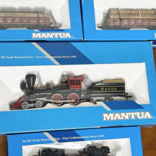 Vintage Mantua HO The General W & ARR 307-44 Locomotive +3 Log Car 724 20 1860 - Picture 5 of 8