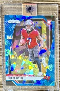 2024 Panini Prizm - Rookies Bucky Irving #316 Blue Ice Prizm /99