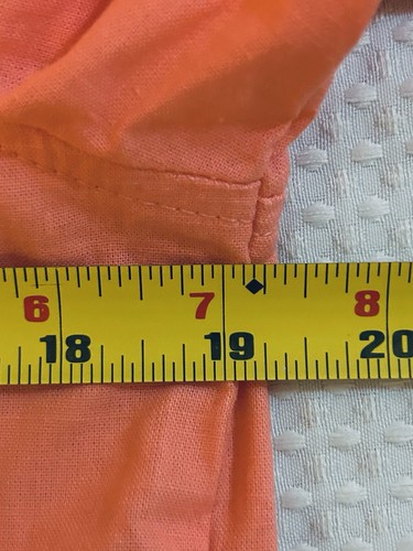 Universal Thread NEW - Women's SMALL Linen Blend Coral Button Cropped Shirt - Picture 11 of 19