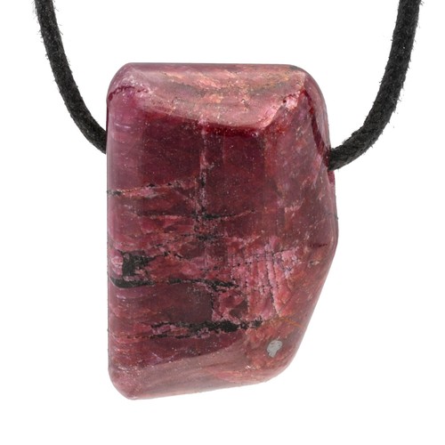 Colgante de gota de piedra preciosa | Colgante de gota perforado de piedra de tambor + cinta de algodón - Imagen 273 de 364