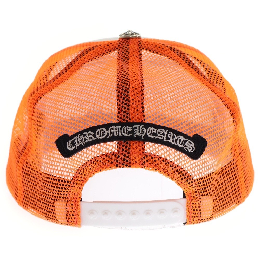 CHROME HEARTS TRUCKER CAP CEMARY CLOTH LEATHER PATCH TRACKER CHROME HEARTS TRUCKER CAP CEMARY CLOTH LEATHER PATCH TRACKER
