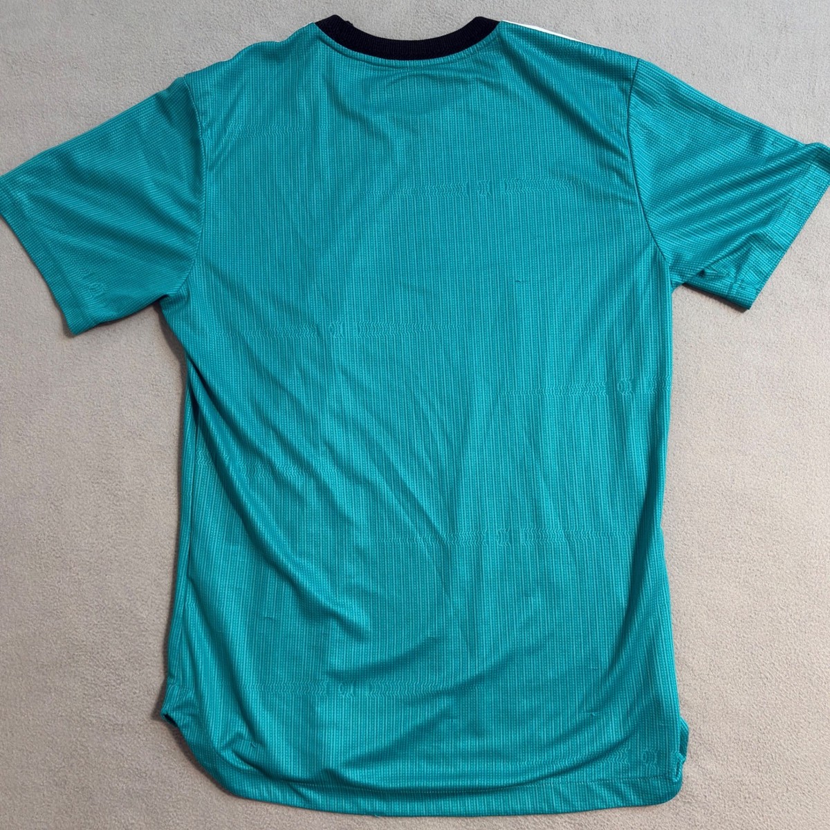 adidas Real Madrid シャツ Mサイズ 水色 Real Madrid Jersey Adidas Soccer Football Turquoise XL Mens