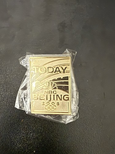 Lot of 3 NBC Olympic Pins – Beijing 2008 Today Show + Athens 2004 Visa/NBC RARE