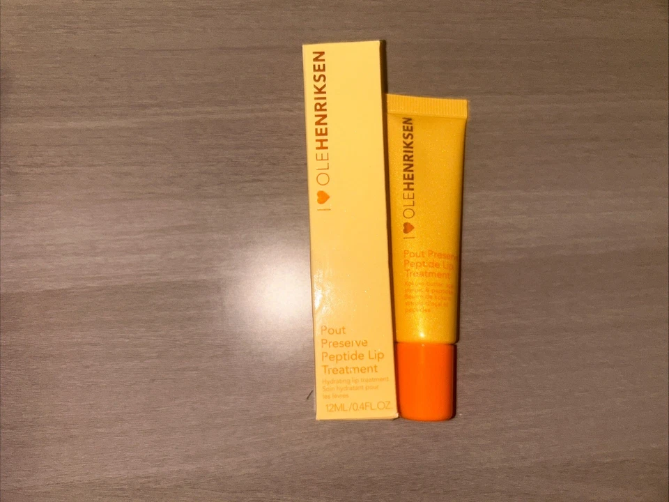 OLE HENRIKSEN Pout Preserve Péptido Tratamiento Labial 3 Piezas Lote Mixto Nuevo - 0.4 OZ Foto 4 de 4