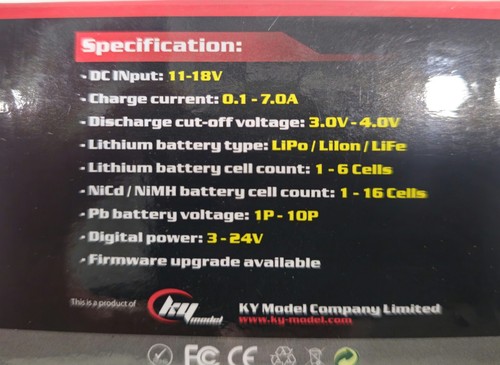 CopterX B601 High Performance Balance Charger -Discharger open box US plug - Picture 3 of 4