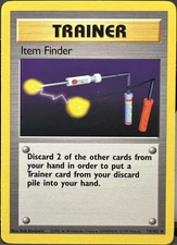 Item Finder 74/102 Base Set Rare Pokemon tcg 1999 Lightly played