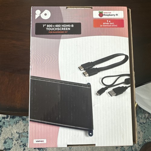 Velleman 7" 800 x 480 HDMI-B Touchscreen for all Raspberry PI #VMP402 NEW - Picture 2 of 4