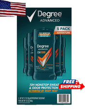 Degree for Men Advanced Protection Antiperspirant Adventure 5 pack 2.7 oz