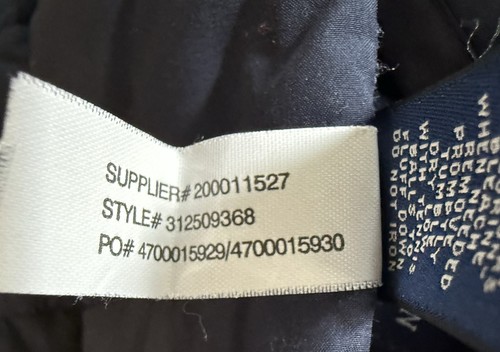 Polo Ralph Lauren Reversible Puffer Vest 6X Purple Blue *Defect-See Detail* - Picture 11 of 11