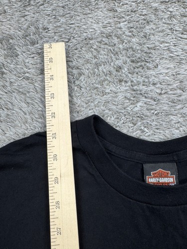 Harley Davidson Shirt Men 4XL Black 2014 El Paso Texas Motorcycle Biker Grudge - Picture 6 of 10