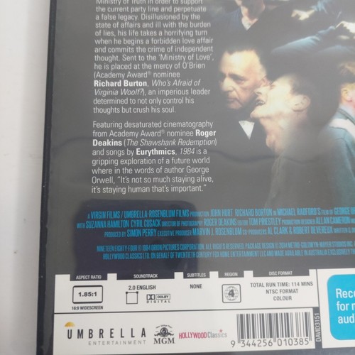 George Orwell's 1984 DVD PAL Region 4 - John Hurt, Richard Burton - Bild 4 von 7