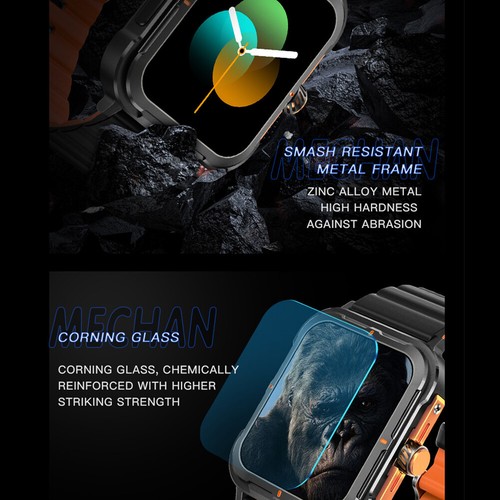 Smart Watch Men Sports Watch Fitness Tracker Business Smartwatch Answer Calls - 第 4/16 張圖片