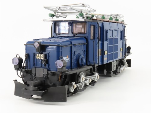 G LGB 27402 RhB Glacier Express 6/6 Electric #412 w/ DCC & Sound - BAD GEARS - Picture 6 of 10