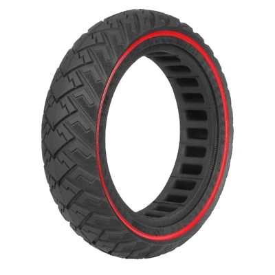 ESCOOTERVISION Ninebot Max G2 Vollgummireifen Hinterrad (Motor) 60/65-6.9 Rot Ersatz