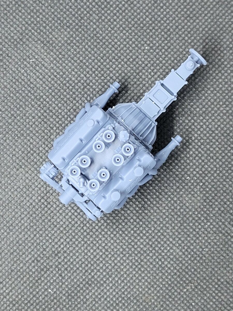 Blown 572 BBC model engine resin 3D printed 1:24-1:8 scale