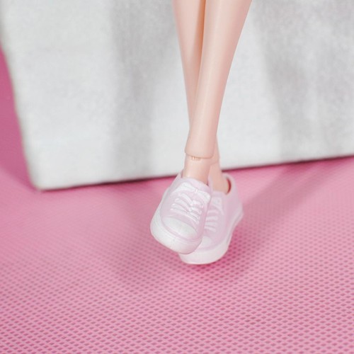 4 Paar BJD Puppen flache Schuhe Sandale für 1/6 Blythe Kugelgelenk Puppen Accs - Bild 2 von 5