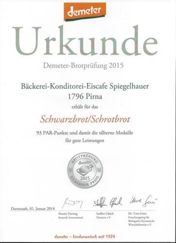 Demeter Schwarzbrot Roggenvollkornbrot Roggenbrot 1 kg weizenfrei Sauerteigbrot - Bild 2 von 3