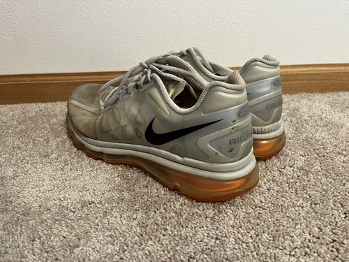 Nike Air Max+ 2012 Metallic Silver Total Orange 431873-008 Mens Size 13 - Picture 5 of 9