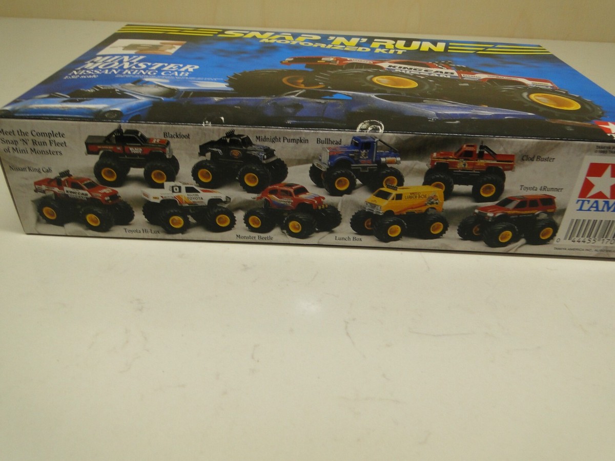 自動車 SNAP N RUN MOTORIZED KIT MINI MONSTER Tamiya Snap 'N' Run Motorized Kit Mini Monster Nissan King