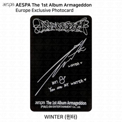 aespa  Armageddon Target アメリカ  ウィンター aespa Armageddon Target アメリカ ウィンター aespa Armageddon