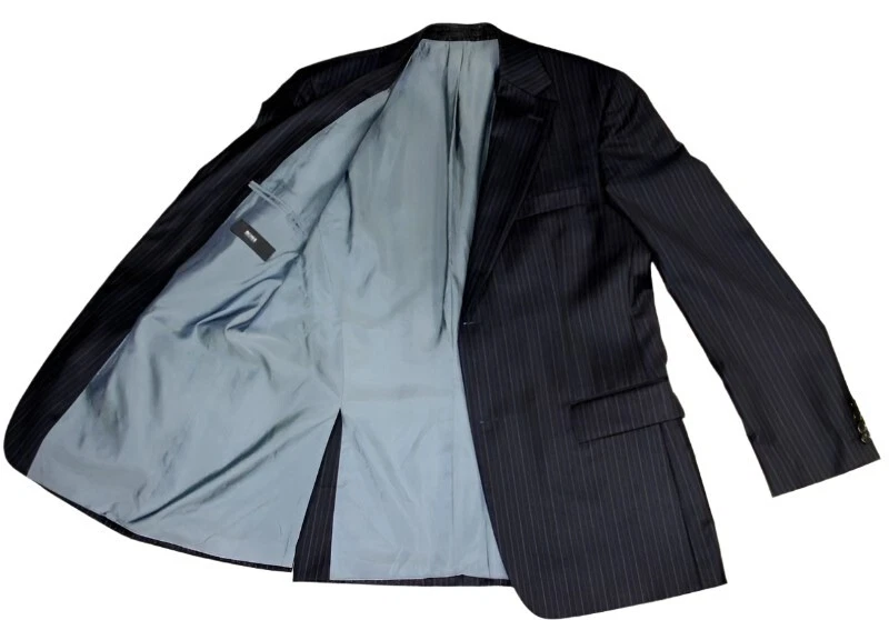 HUGO BOSS Navy Striped Blazer, US 42R, EU52 - Image 4 of 4