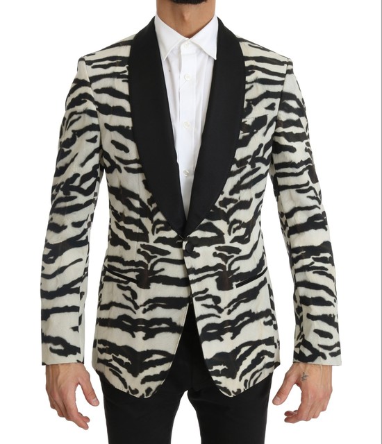 zebra suit jacket