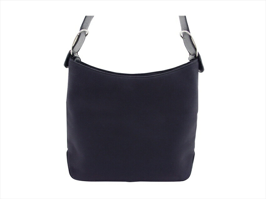 Salvatore Ferragamo Shoulder Bag x Nylon x Leather Authentic