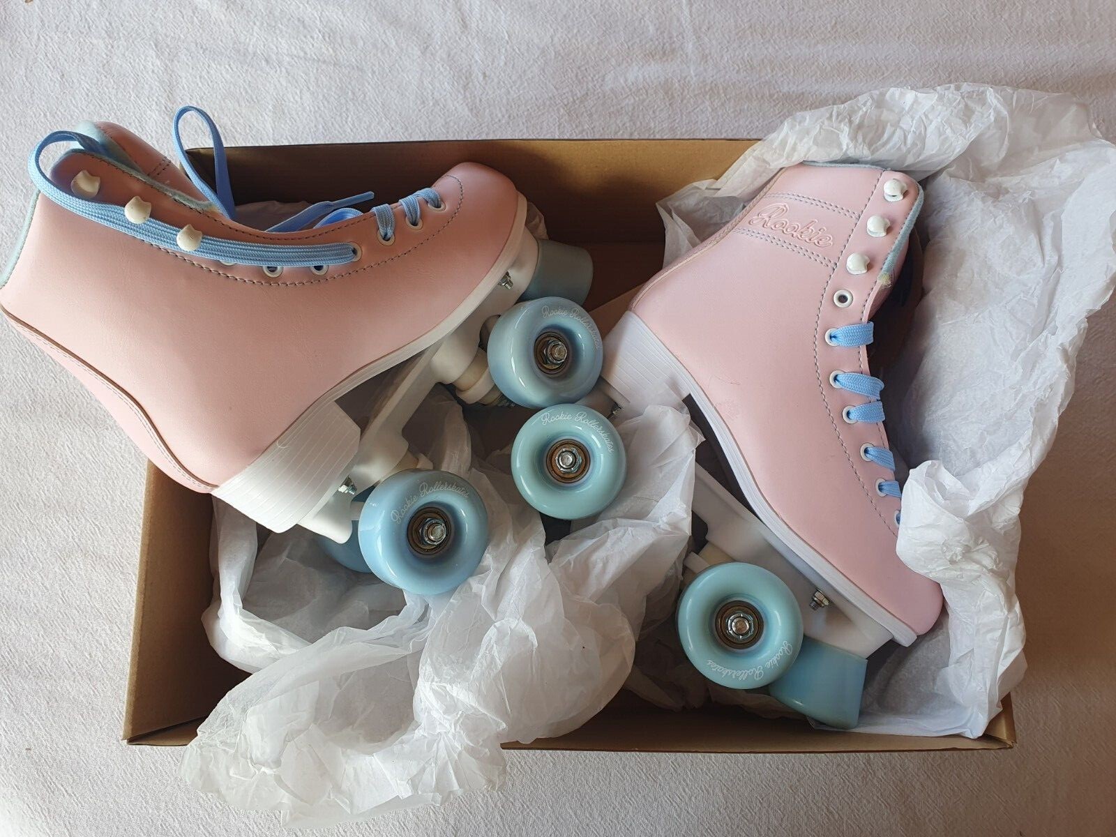 Rollers bubble gum rose Rookie Rollerskates avec roues souples haute adhérence - 2