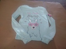 Girl's Cute Pajama Top/Sleep Top Extremely Me Brand Size 5/6 NWT 
