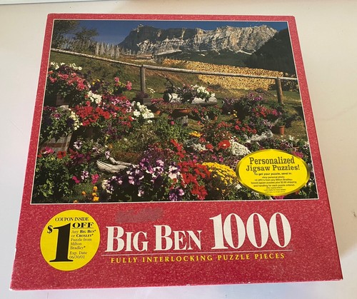 Vintage Big Ben 1000 Piece Jigsaw Puzzle - 04962-45 - Holy Cross Mountain