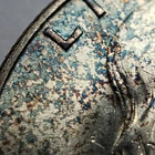 1949 50c Franklin Silver Half Dollar - Speckled Rainbow Toning - BU - SKU-H2084