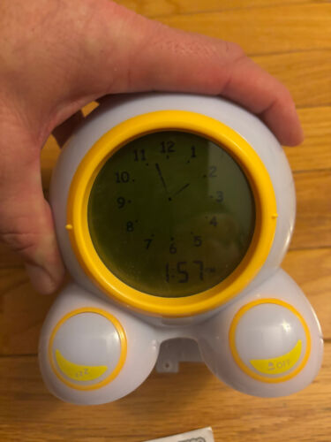 Onaroo Teach Me Time Talking Alarm Clock, Kids Night Light Multi Color Clock - Picture 2 of 3