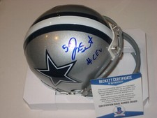 JAYLON SMITH Signed Dallas COWBOYS Mini-helmet w/ Beckett COA