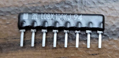 500xWiderstandsnetzwerke 100K SIL8-7, neu, Industrierestposten