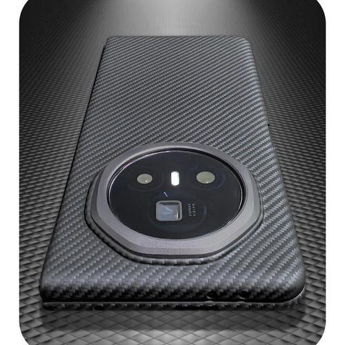 Real Carbon Fiber Grids Thin Hard Magnetic Cover For Honor Magic V3 Magsafe Case - Picture 5 of 27