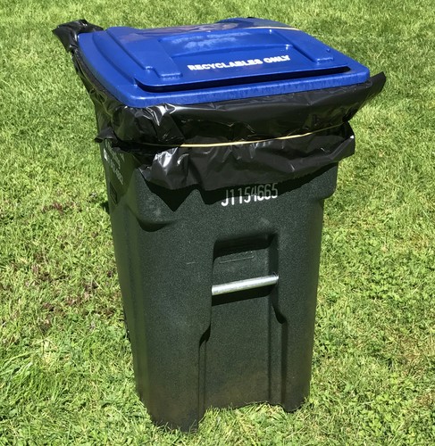 1# Large Oversize Rubber Bands, 30 55 65 gal Garbage, Cat Litter Liner Trash Can - Picture 7 of 7