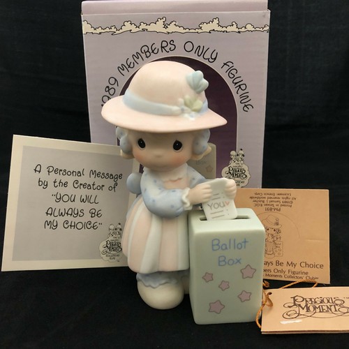 Vintage Precious Moments You Will Always Be My Choice Figurine with Box - Picture 1 of 12