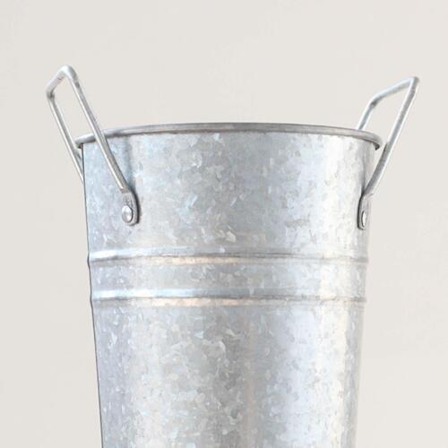 Tin Flower Bucket Dried Flower Vase Flower Container Artistic Flower Pot Bucket - Picture 2 of 5