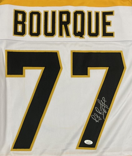 Ray Bourque White Boston Bruins #77 HOF 04 Signed Custom XL Jersey JSA - Picture 2 of 5