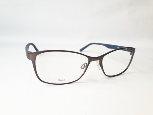 Rodenstock Gafas Gris Oscuro Mujer Ovalado Rectángulo Cateye Titan Mod.7068 C NUEVO - Imagen 11 de 12