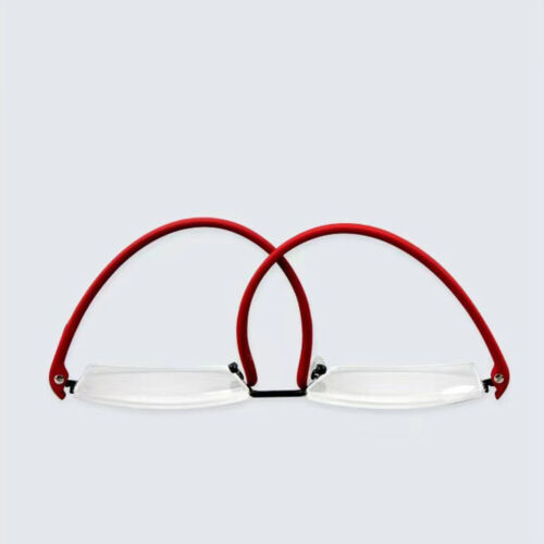 Retro Lesebrille Presbyopic Brille Sehen Plus Gläser Halbrand Brille - Bild 12 von 25
