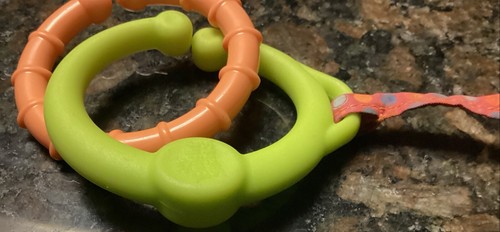 Bright Starts Rattle & Shake Barbell Baby Toy & Grab Teether Rattle - Picture 2 of 3