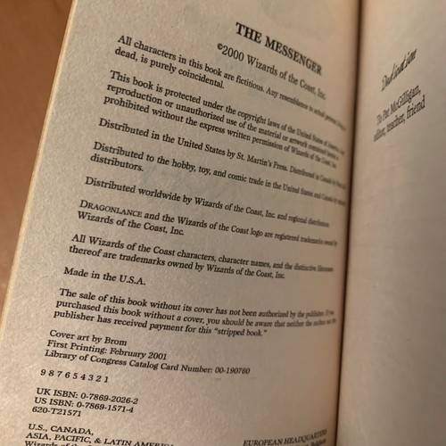 DragonLance: Icewall 1 & 2: The Messenger, The Golden Orb, First Edition D&D Lot - Picture 5 of 6
