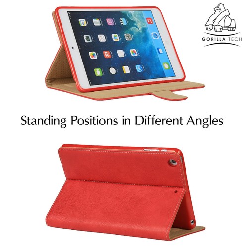 Apple iPad Lederhülle Original Gorilla Slim Smart Flip Cover 12,9, 9,7, Mini 6 - Bild 47 von 60