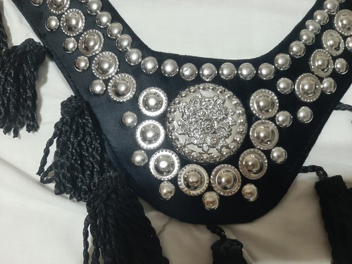 NEW EGYPTIAN TRADITIONAL HANDMADE DECORATED EMBROIDERED ARABIAN SADDLE FULL SET! - Picture 10 of 11